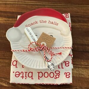Christmas Mud Pie “Snack the Halls” Appetizer and Tea Towel Set
